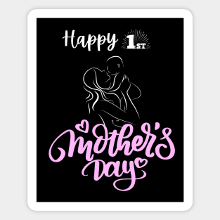 Mother's Day First New Mom Baby Girl Magnet